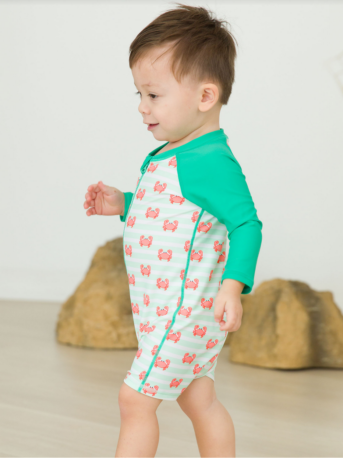 Crabby Cove Long Sleeve One Piece Rashguard
