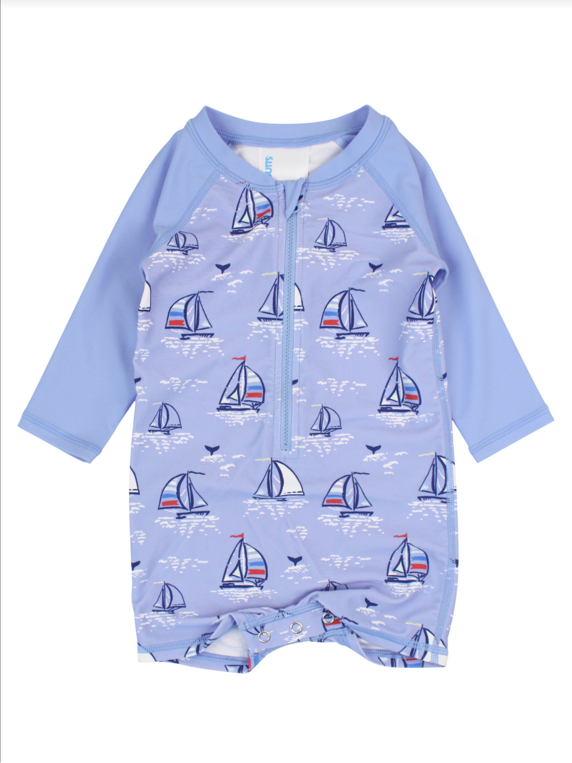 Blue Seas The Day LS One Piece Rashguard