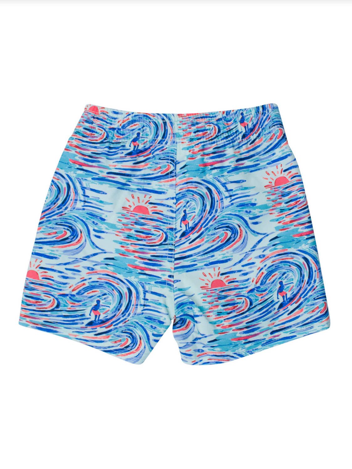 Seaside Surfer Swim Trunks