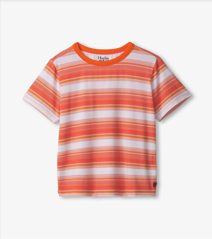 Citrus Stripes Bamboo Tee
