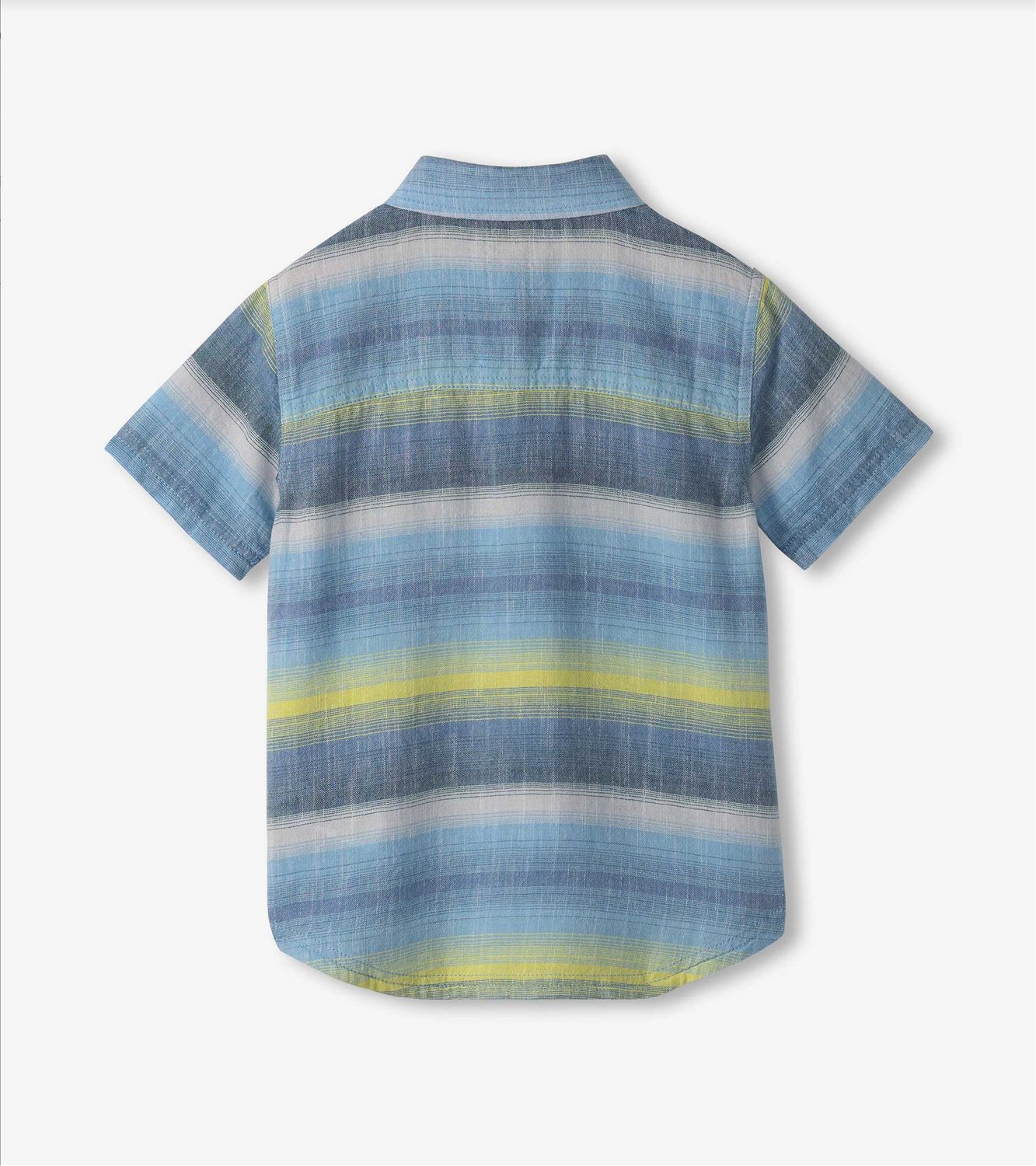 Lime Green Stripes Button Down Shirt