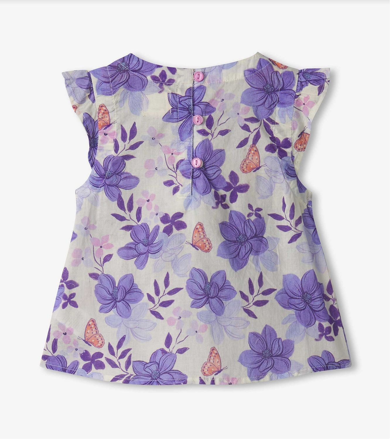 Painted Magnolias Pin Tuck Short Set