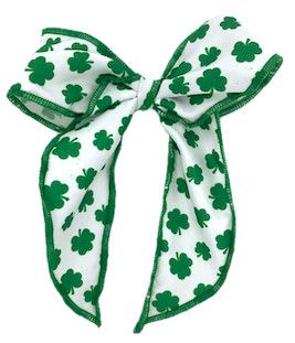 Medium Shamrock Bow with Tails