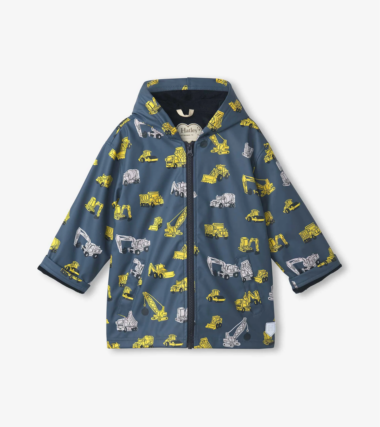 Under Construction Zip Rain Jacket