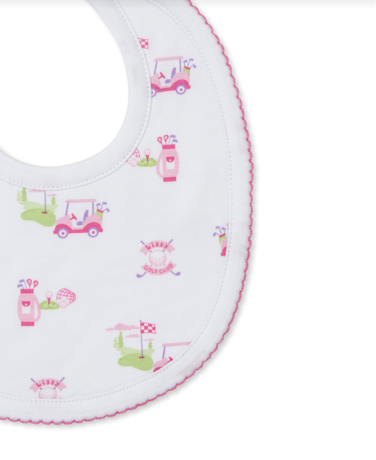 Pink Golf Bib