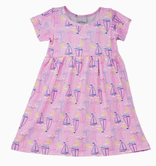 Sail Away SPF 50 Short Sleeve Tee Dress