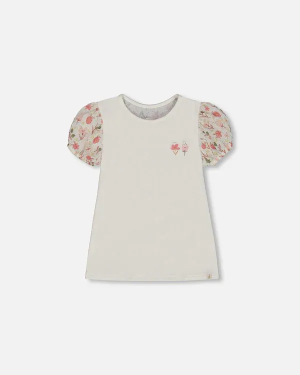 Gauzy Flower Tee
