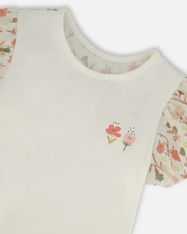 Gauzy Flower Tee