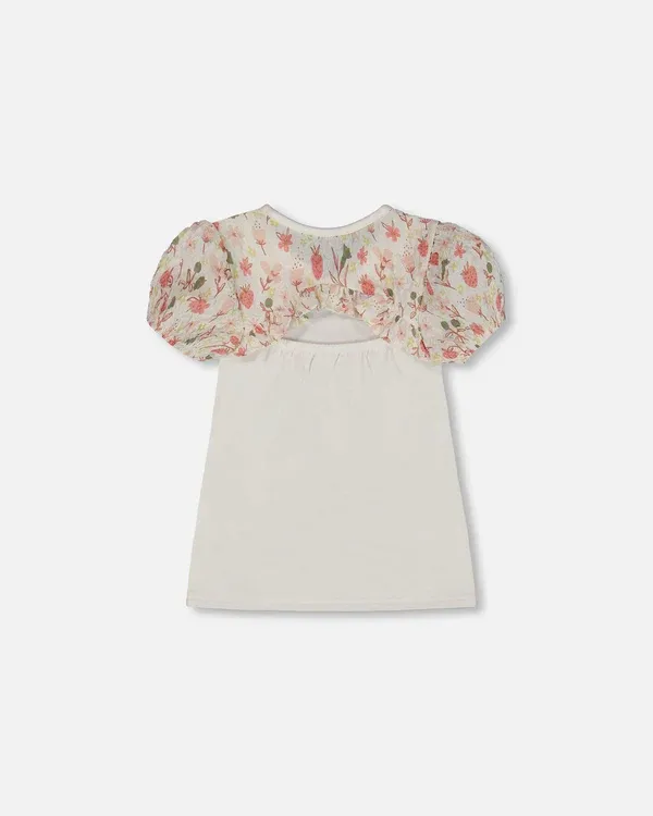 Gauzy Flower Tee