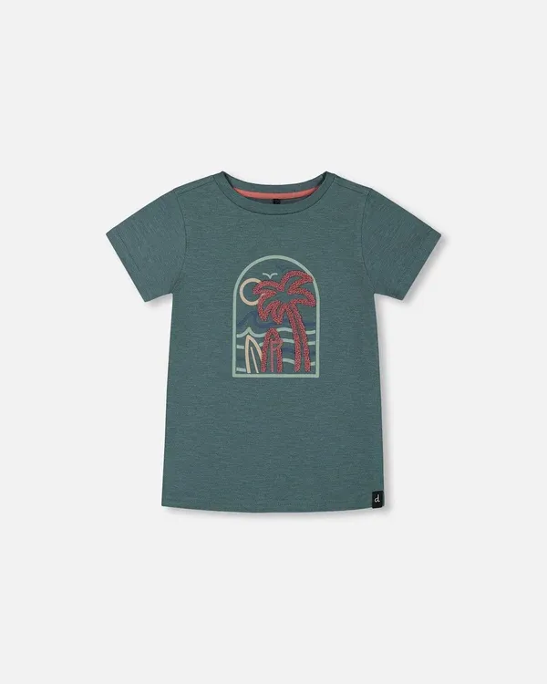 North Atlantic Palm Applique Tee