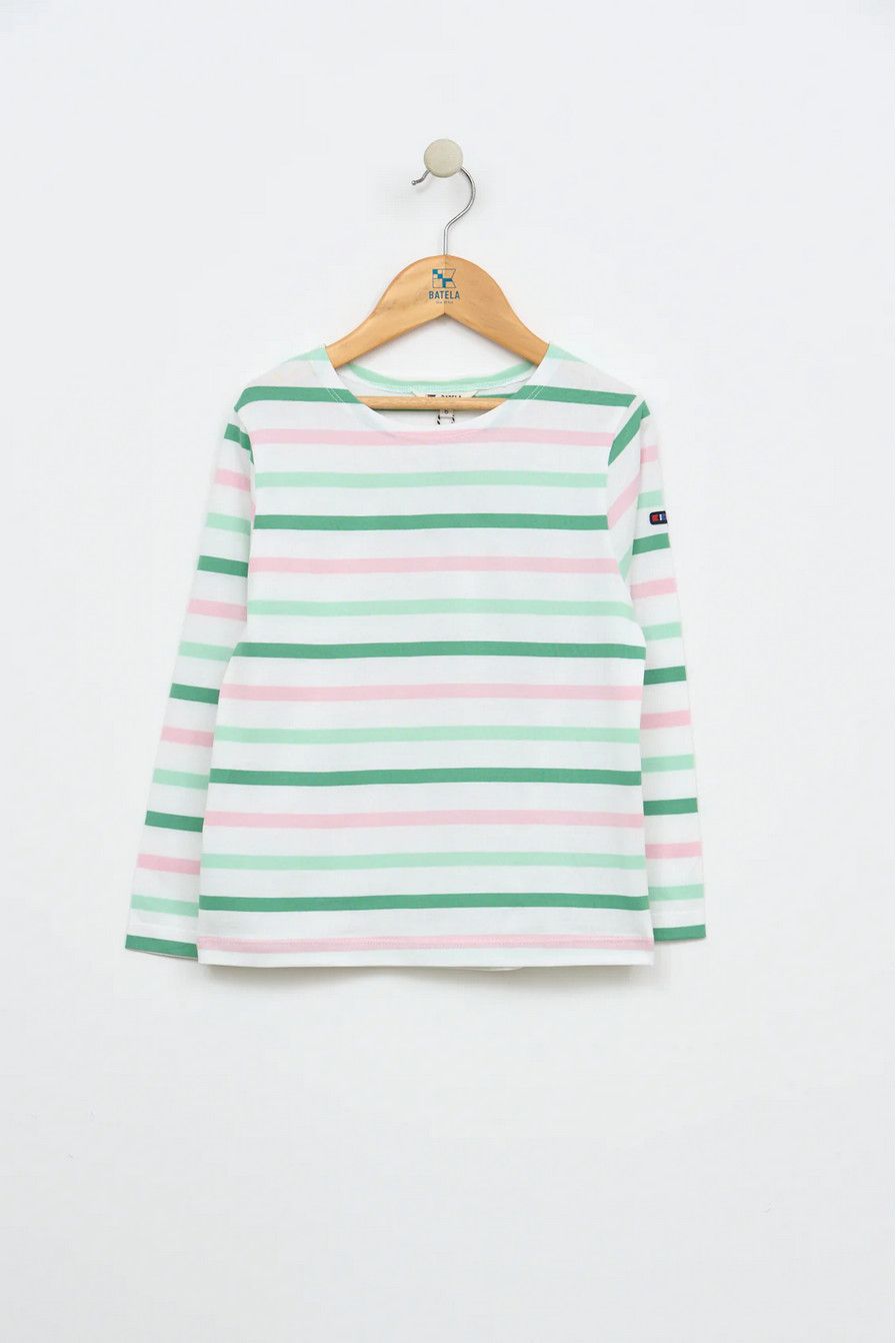 Multicolor Longsleeve Striped Tee