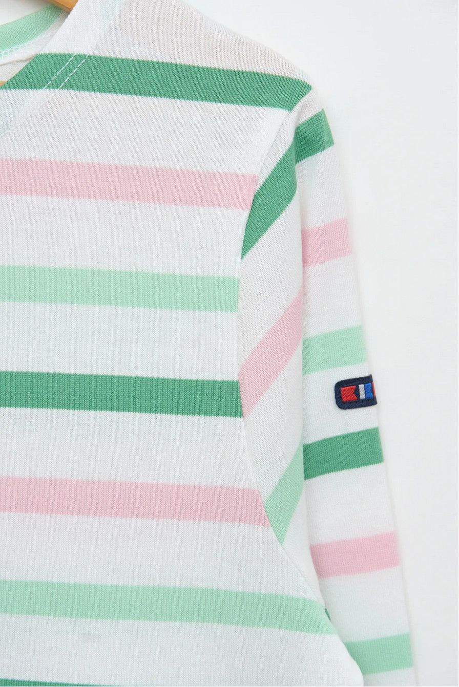 Multicolor Longsleeve Striped Tee