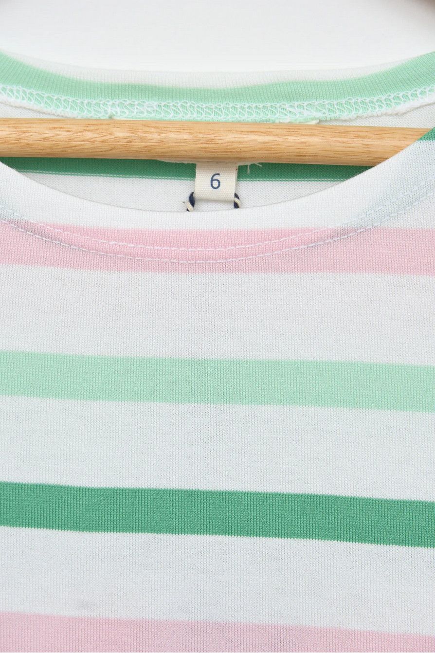 Multicolor Longsleeve Striped Tee