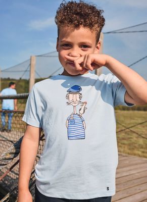 Light Blue Sailor+Seagull T-Shirt