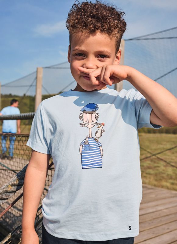 Light Blue Sailor+Seagull T-Shirt