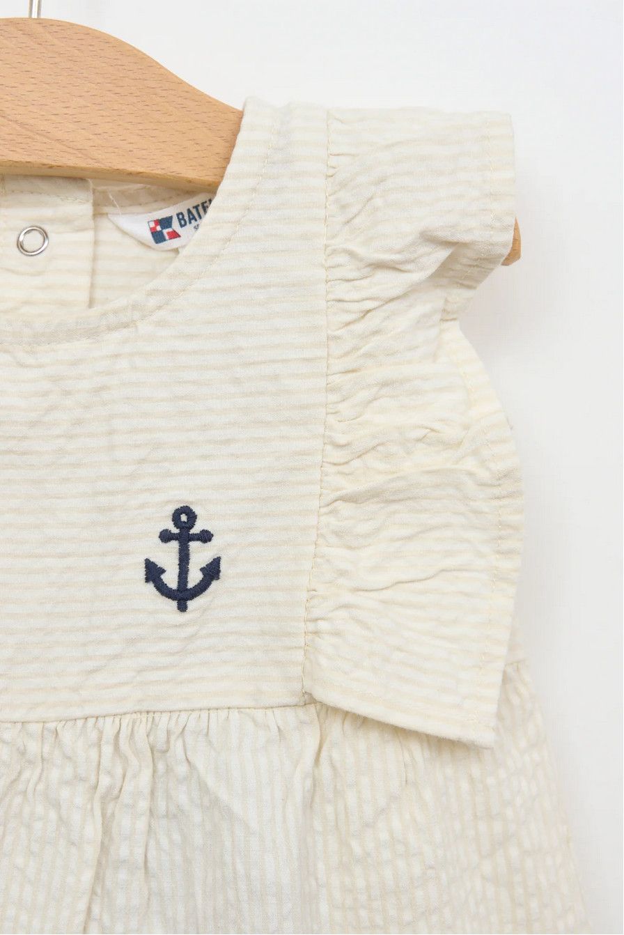 Cord Seersucker Dress