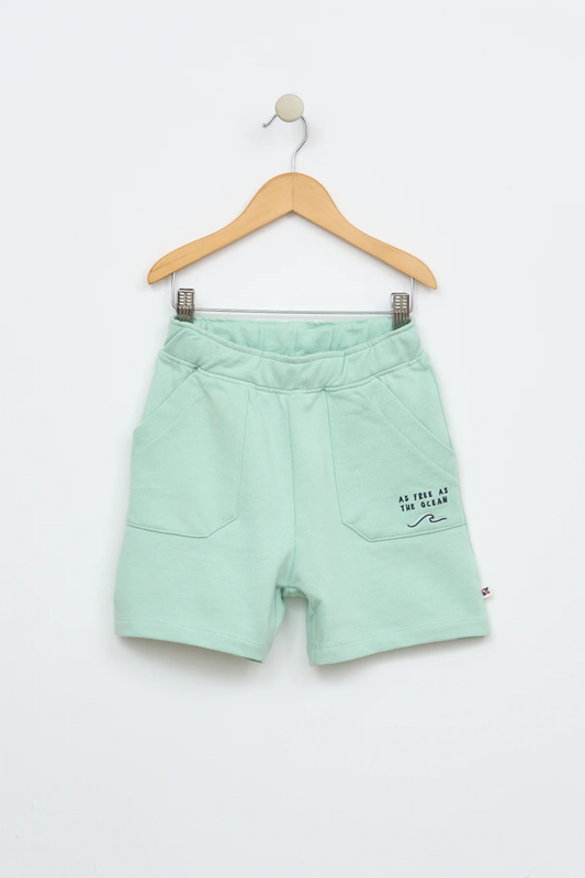Green Terry Bermuda Short