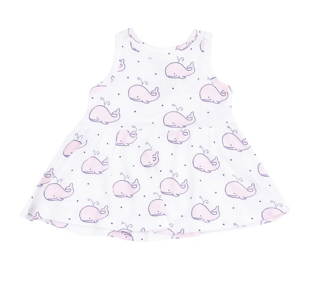 Bubbly Whale Pink Tank &amp; Ruffle Bloomer