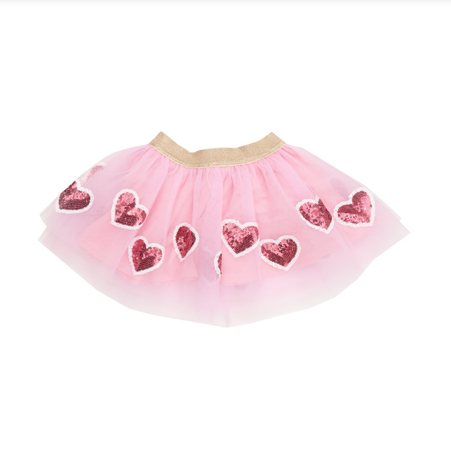 Pink Big Hearts Tutu