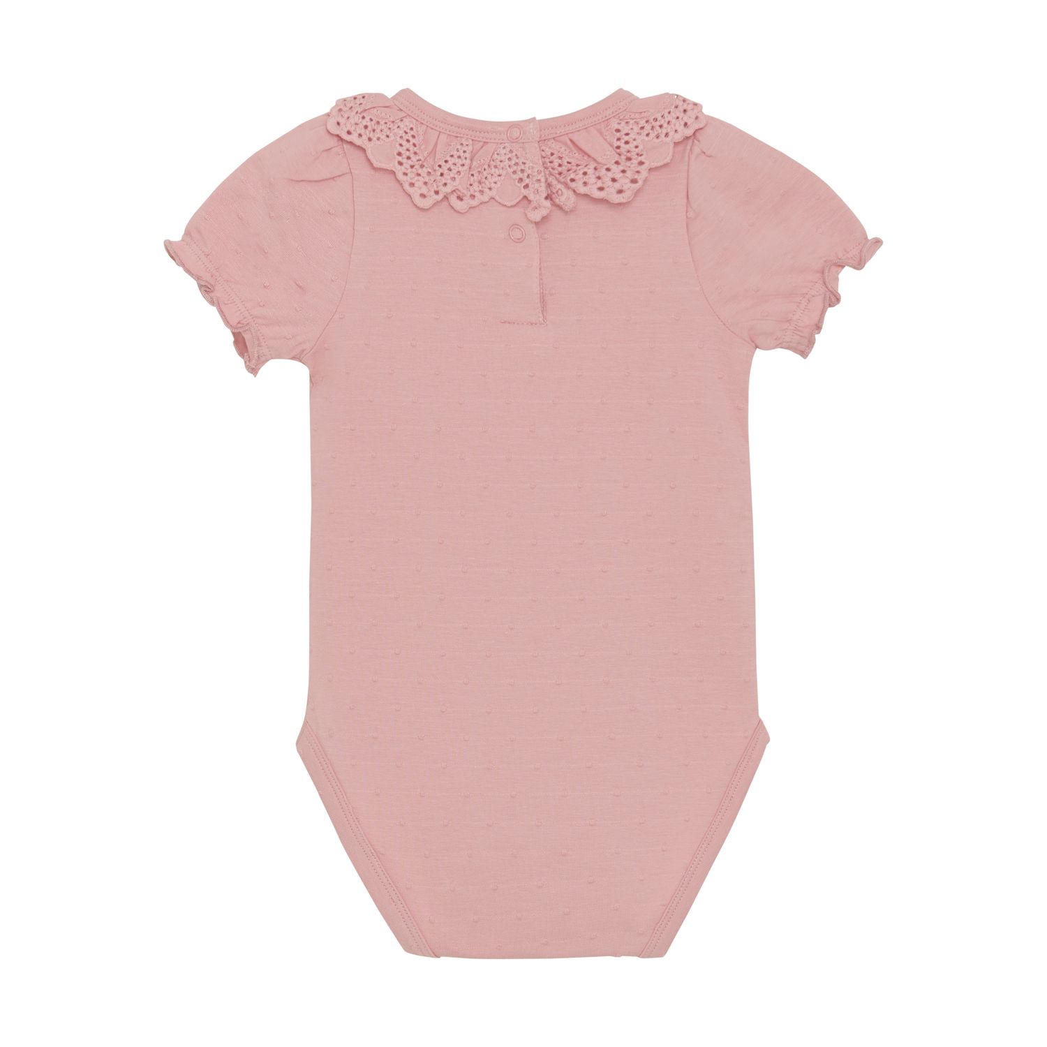 Bridal Rose Eyelet Collar Onesie