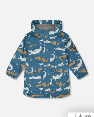 Blue Crocodile Rain Jacket