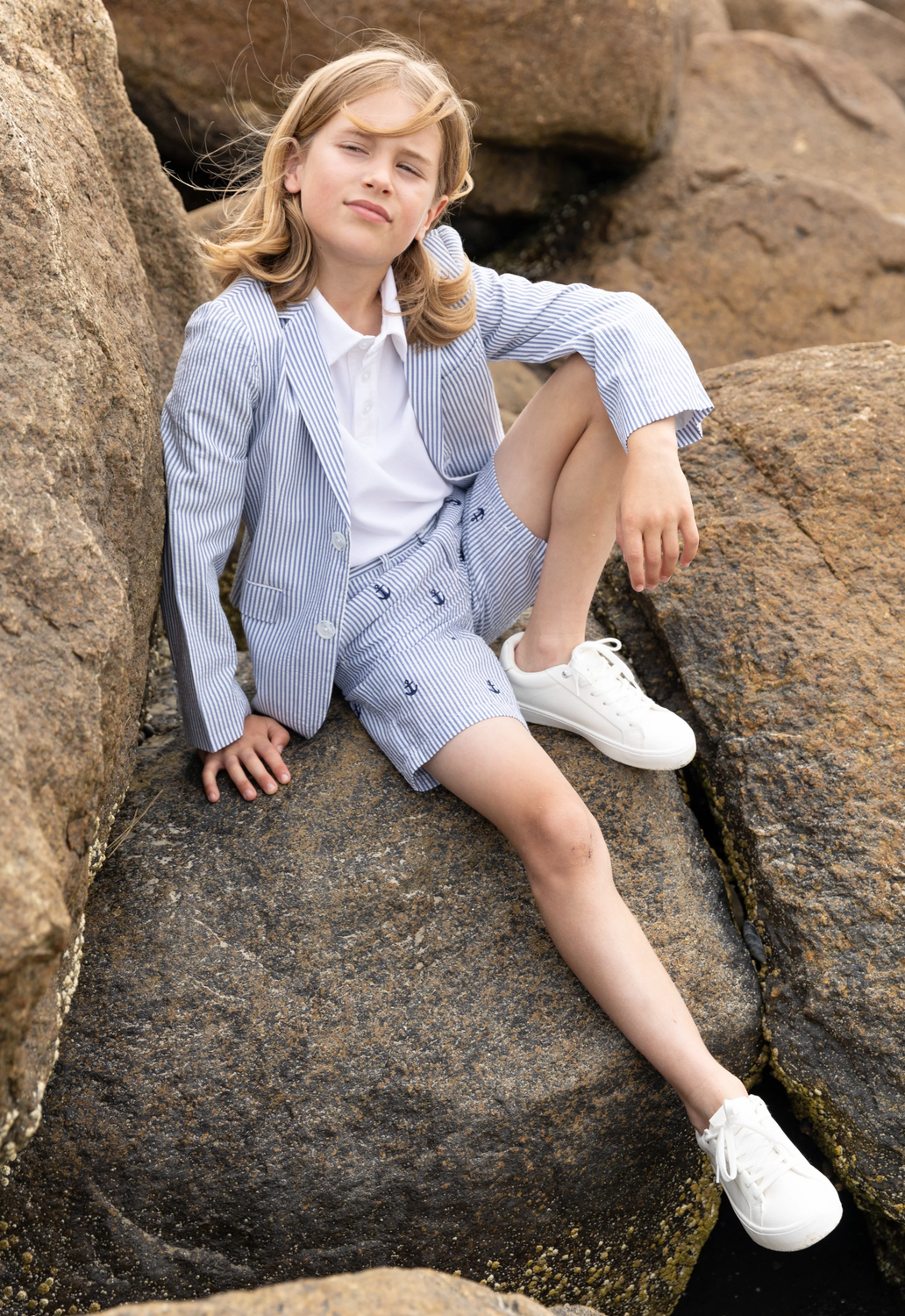 Blue Anchor Short
