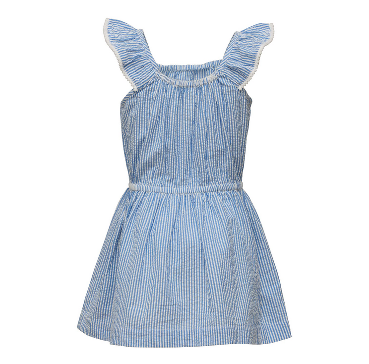 Cornflower Frilled Beach Dress