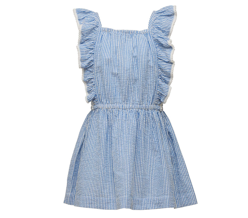 Cornflower Frilled Beach Dress