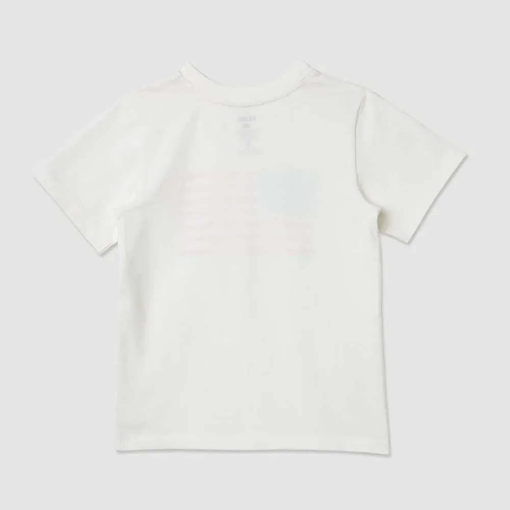White Organic Flag Tee