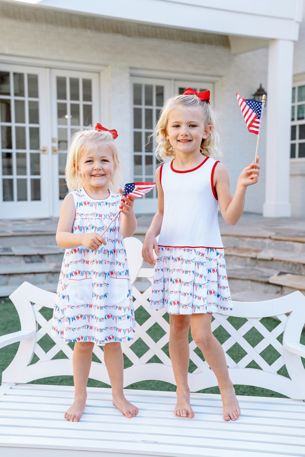 Old Glory Yoke Dress