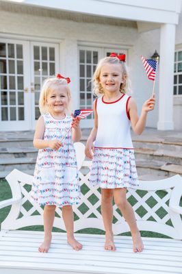 Old Glory Yoke Dress