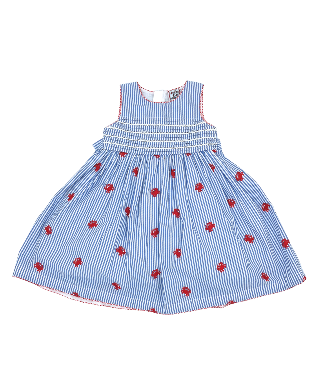 Crab All Over Emb Dress