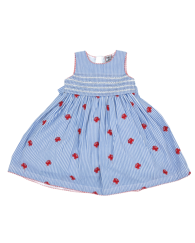 Crab All Over Emb Dress
