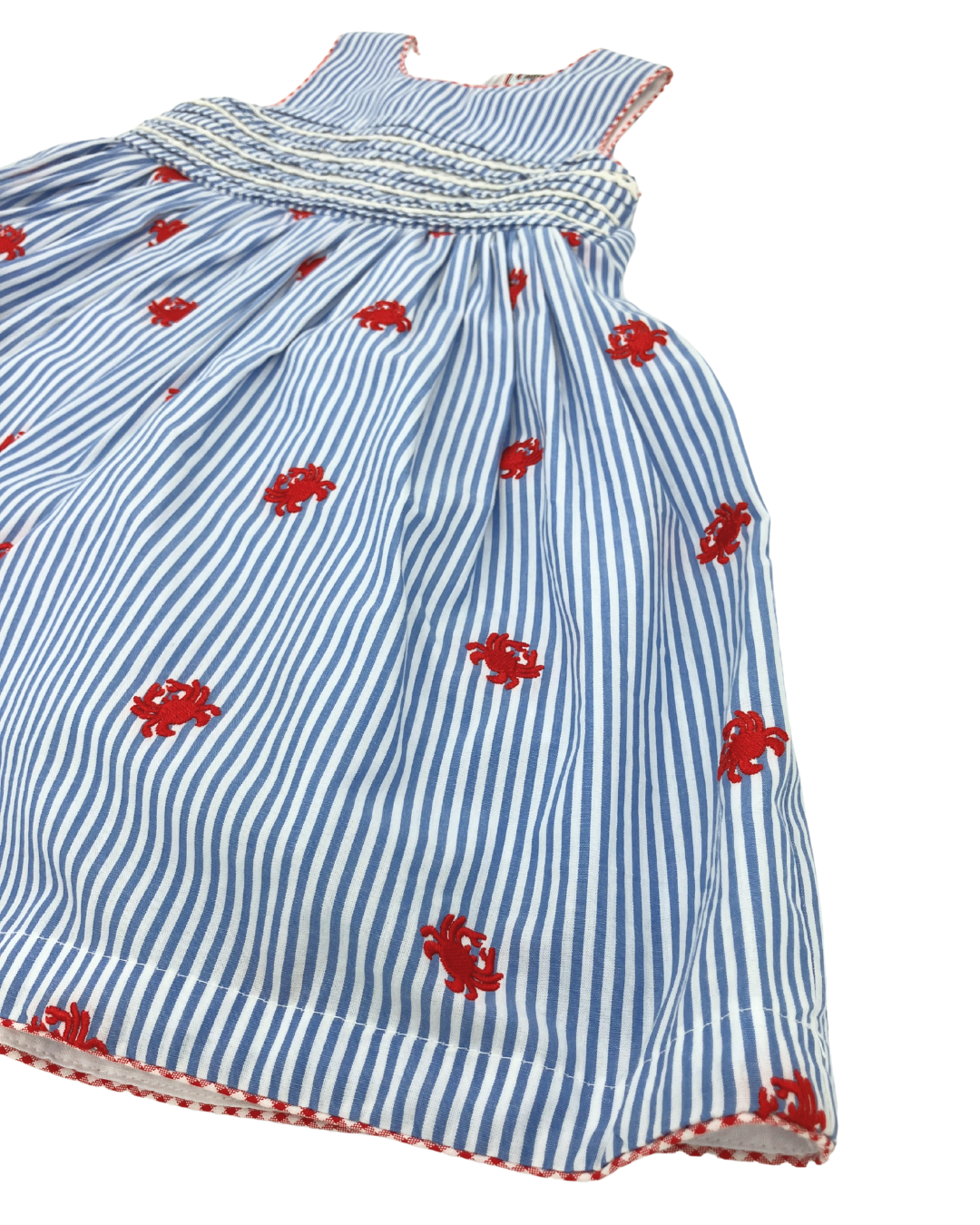 Crab All Over Emb Dress