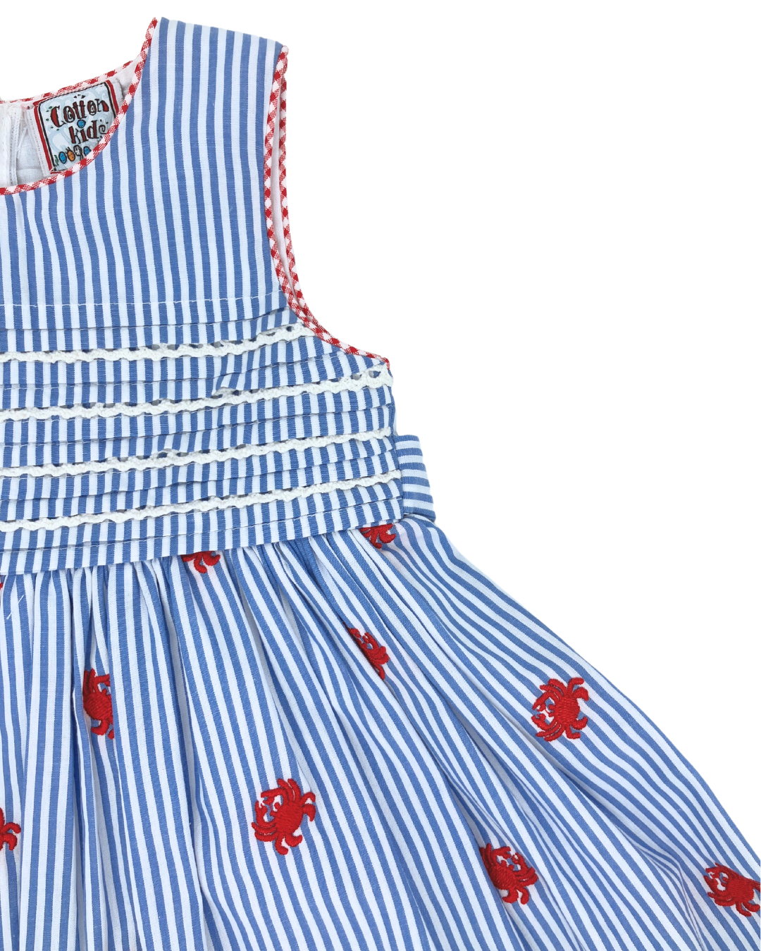 Crab All Over Emb Dress