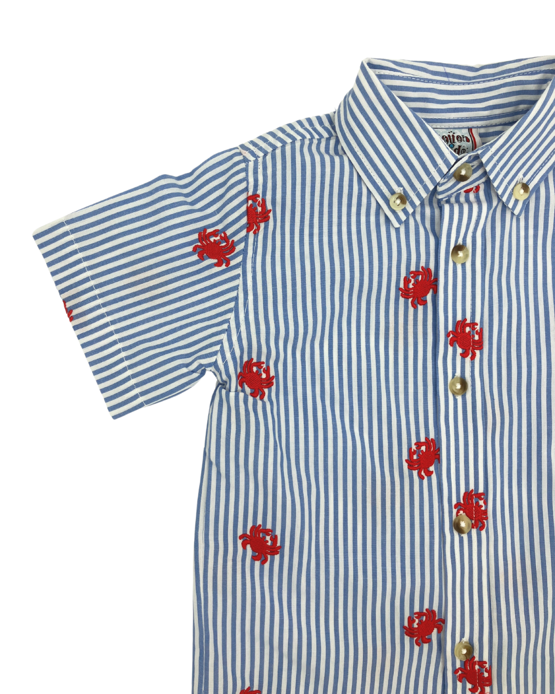 Crab Buttondown Boys Shirt