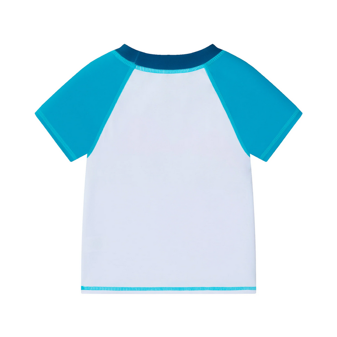 Sailboat Rash Guard+Swim Trunk Set