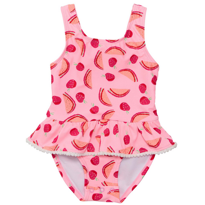 Berry Sweet Skirt Swimsuit