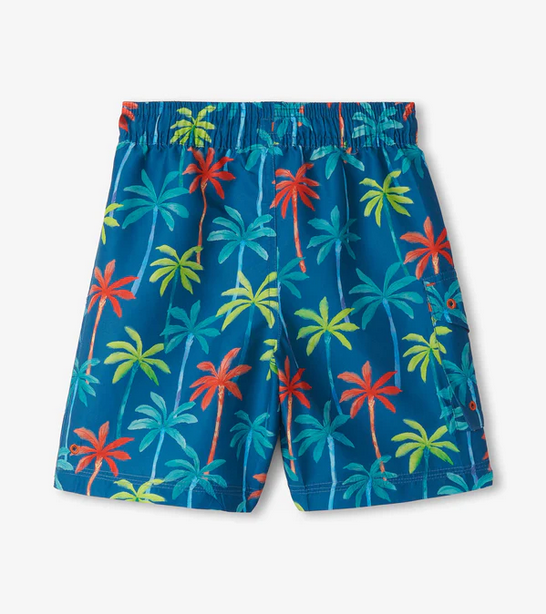Sapphire Painted Palms Board Shorts