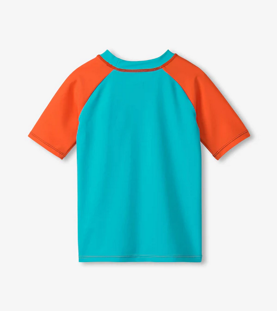 Blue Shark Shortsleeve Rashguard