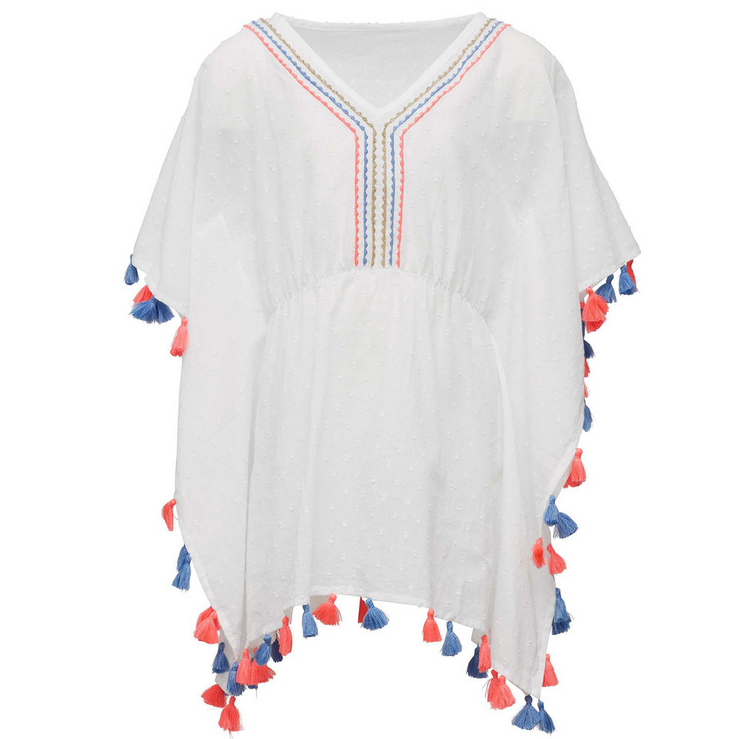 Coastal Tassel Cover Up