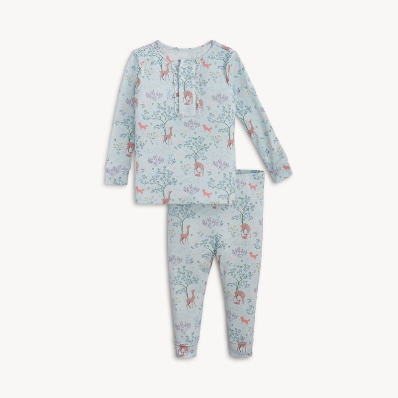 Blue Love You Dearly PJ Set