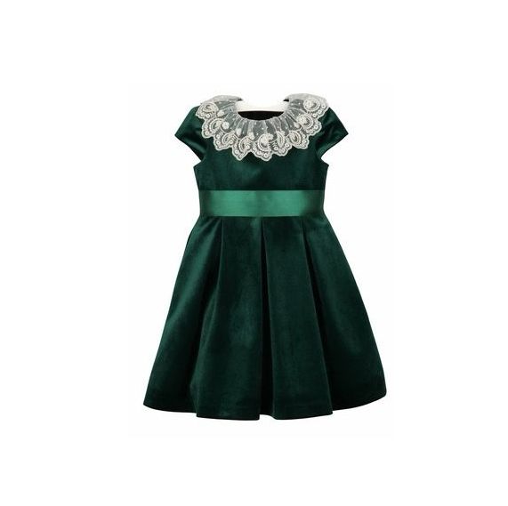 Green Velvet Christmas Dress