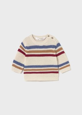 Pottery White Striped Sweater