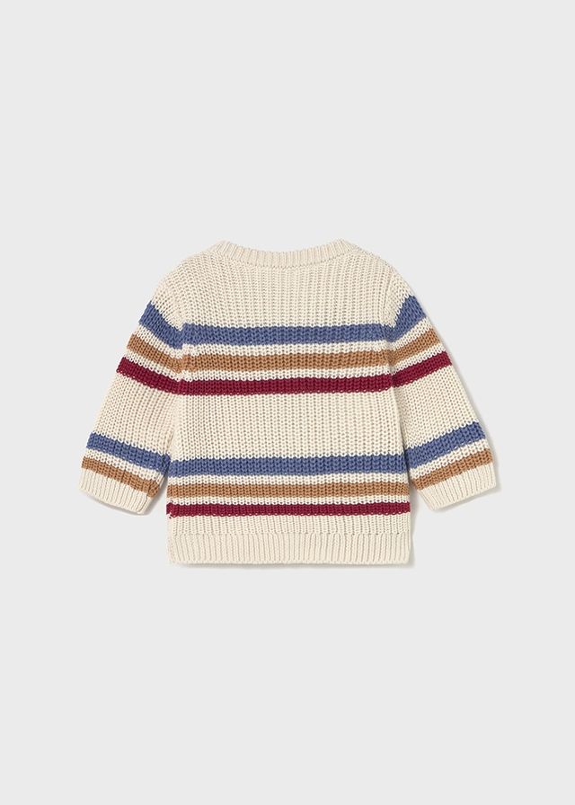 Pottery White Striped Sweater