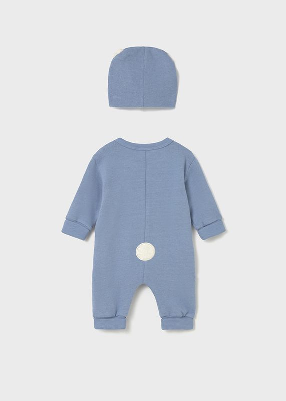 Blue Bunny Bodysuit with Hat