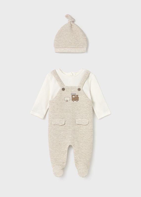 Choo Choo Dungaree with Hat