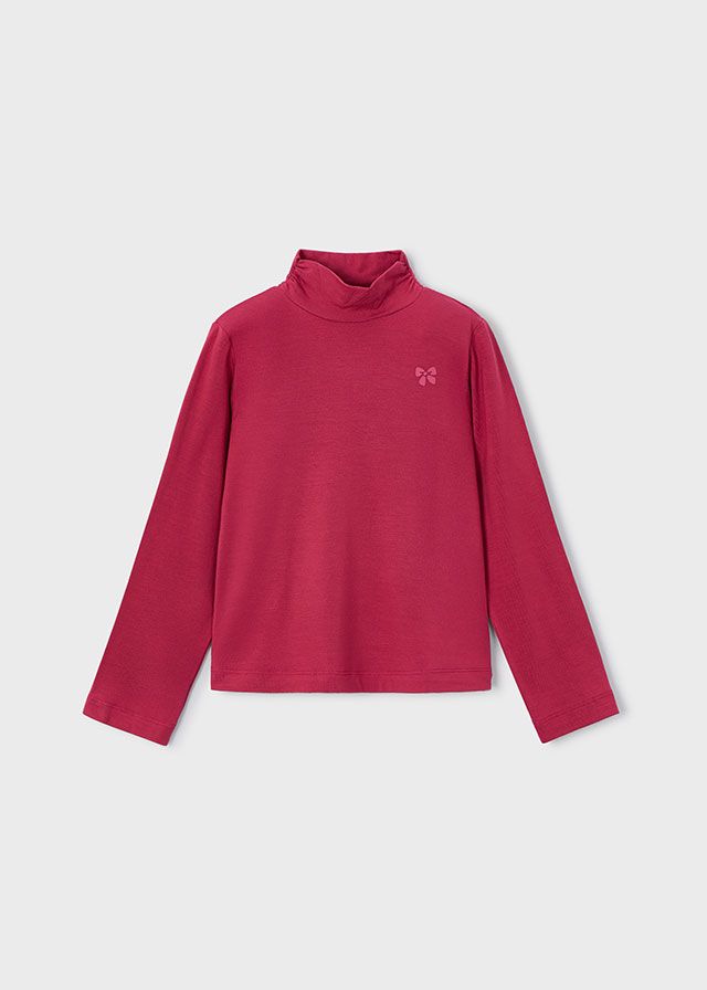 Cherry Bow Turtleneck