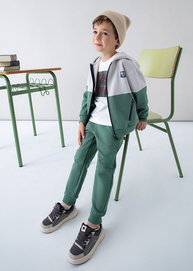 Fir Basic Cuffed Fleece Trousers