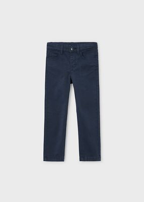 Navy Slim Fit Basic Pant